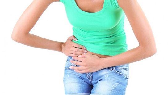 Dolore laterale con appendicite come causa di mal di schiena